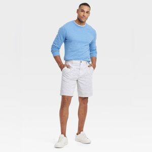 👗Goodfellow & Co Men's Heather Gray Flat Front Shorts